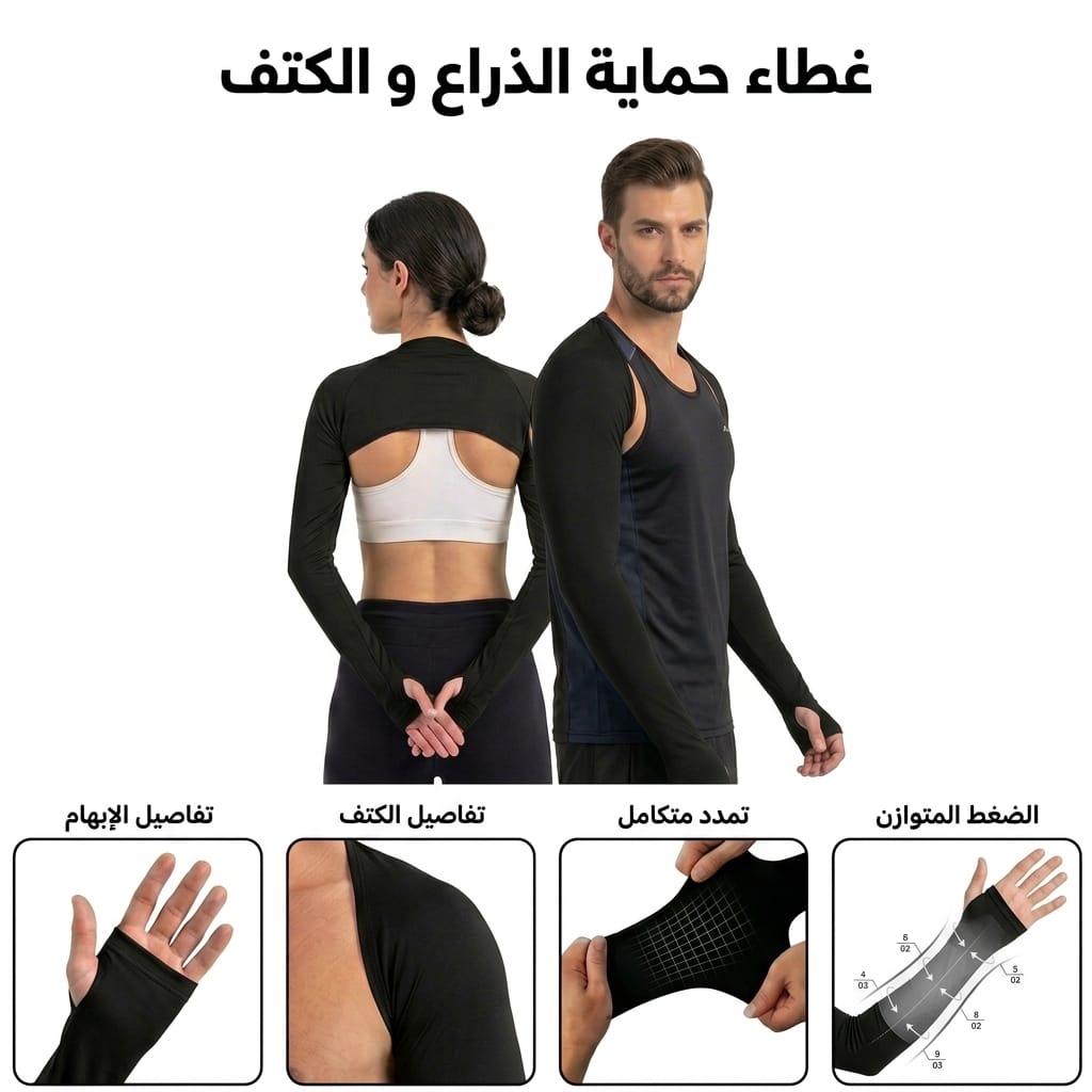 أكمام واقية من الشمس - حماية وانتعاش ( UPF 50+)